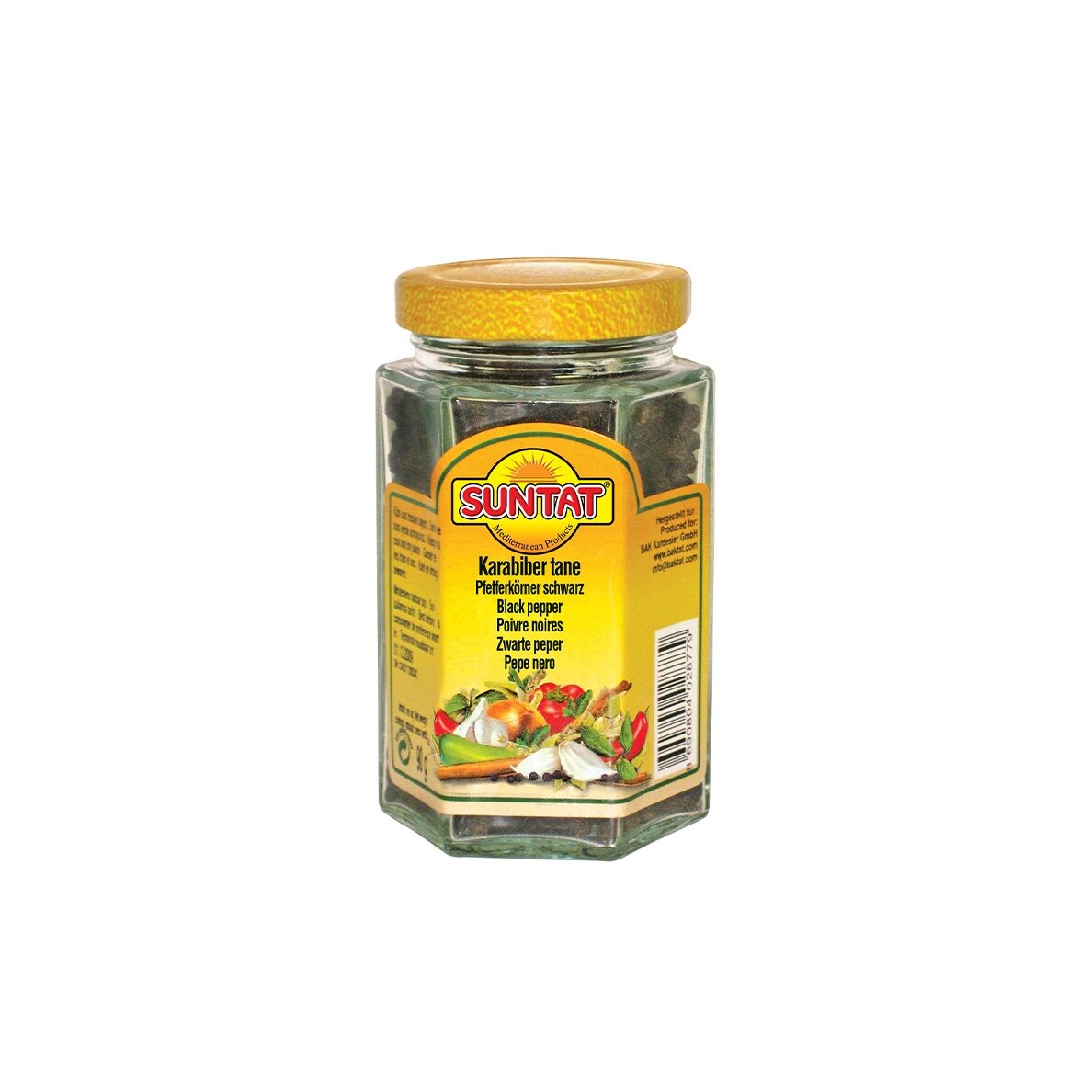 juodieji-pipirai-zirneliais-suntat-90-g-1 Schwarzer Pfefferkörner SUNTAT, 90 g – Bild 1
