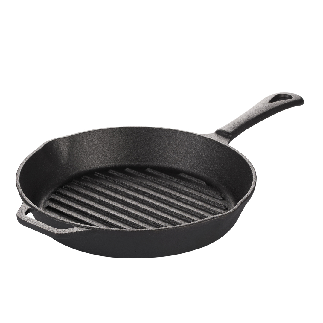 ketaus-gril-keptuve-dilleto-295сm-gipfel-2157 GIPFEL Ketaus Grill Pfanne Dileo 2157 | Ø 29,5 cm, Geriffelter Boden, Geeignet für Induktion und Backofen – Bild 1