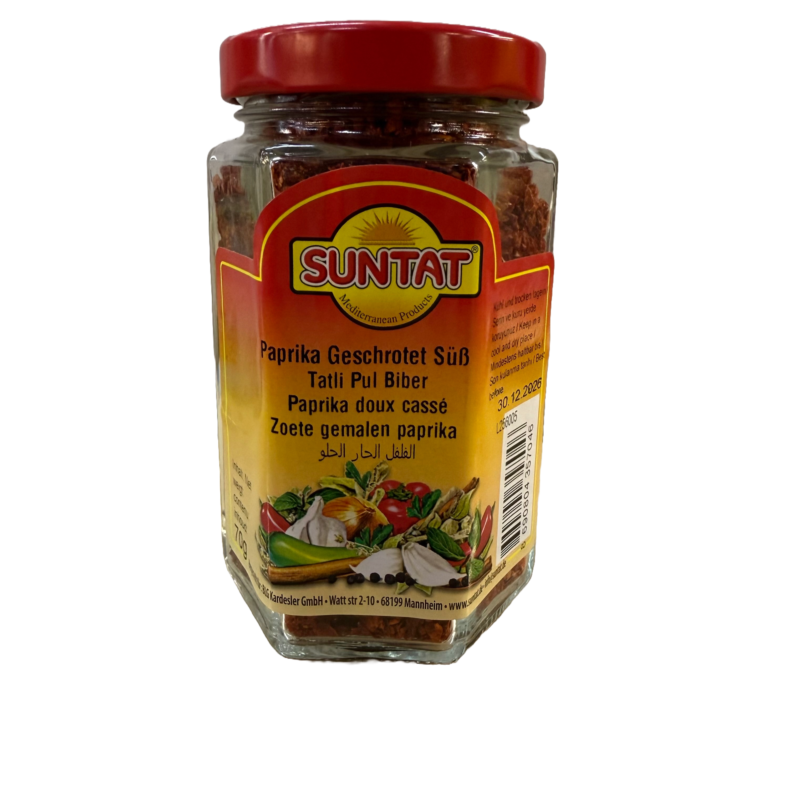 paprikos-dribsniai-suntat-saldi-70-g-1 Paprikaflocken SUNTAT (mild), 70 g – Bild 1