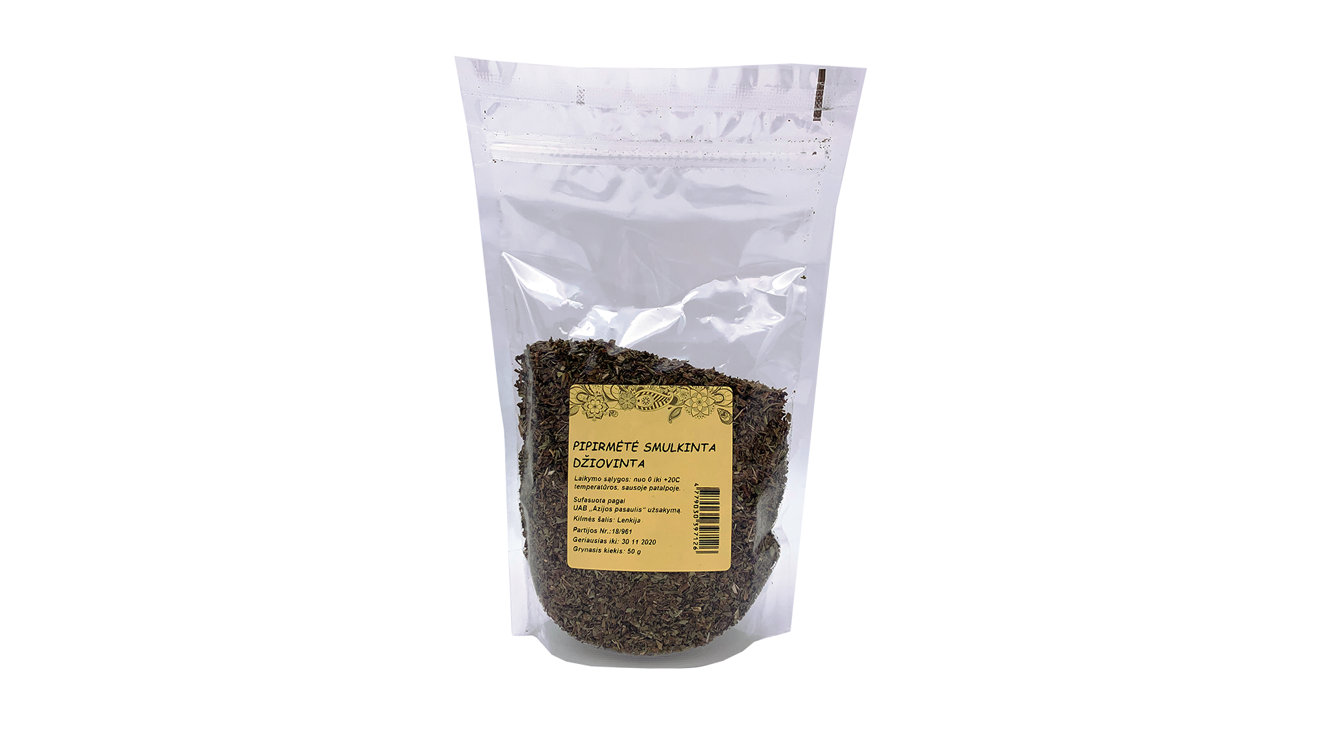 pipirmete-50g Pfefferminze Getrocknet 50 g | Frisches Aroma für Tee, Eintöpfe, Desserts – Bild 1