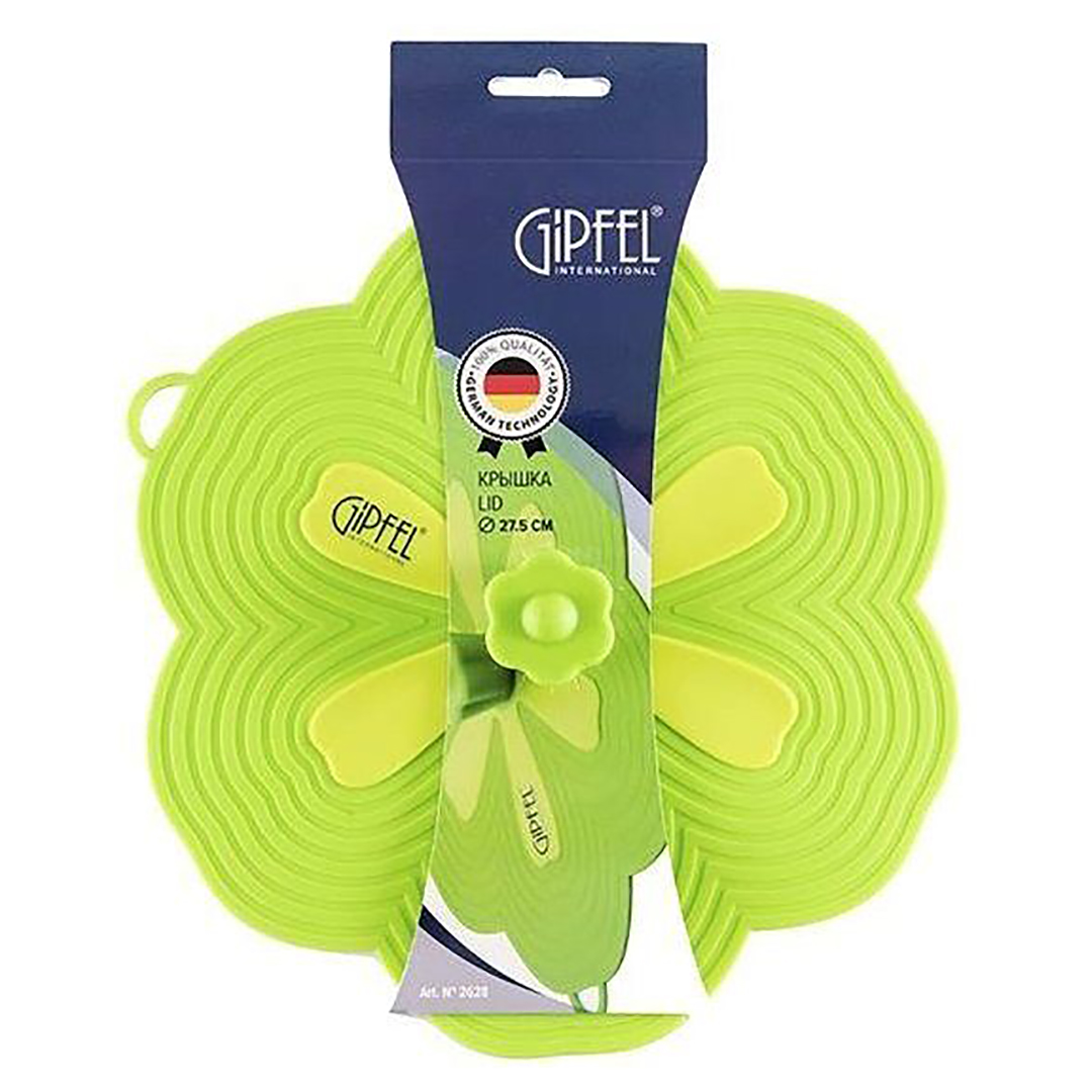 silikoninis-dangtis-gipfel-2628 GIPFEL Silikondeckel 2628 | Ø 27,5 cm, Fettspritzschutz, Geeignet für den Backofen bis 210°C – Bild 1