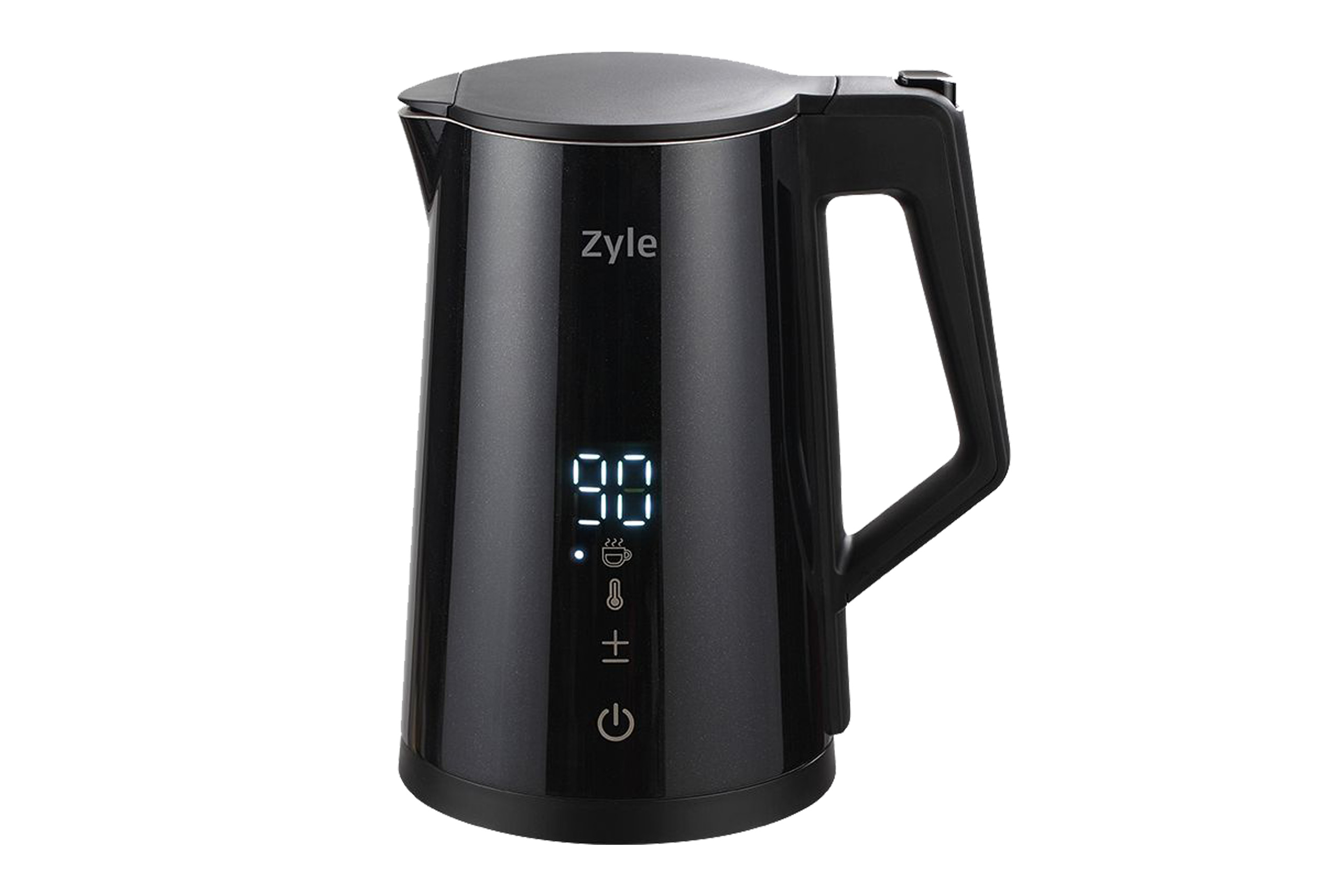 virdulys-ZY285BK ZYLE Wasserkocher ZY285BK (Schwarz) | 1,7 L, 2200 W, Einstellbare Temperatur (40-100°C), Doppelwandig – Bild 1