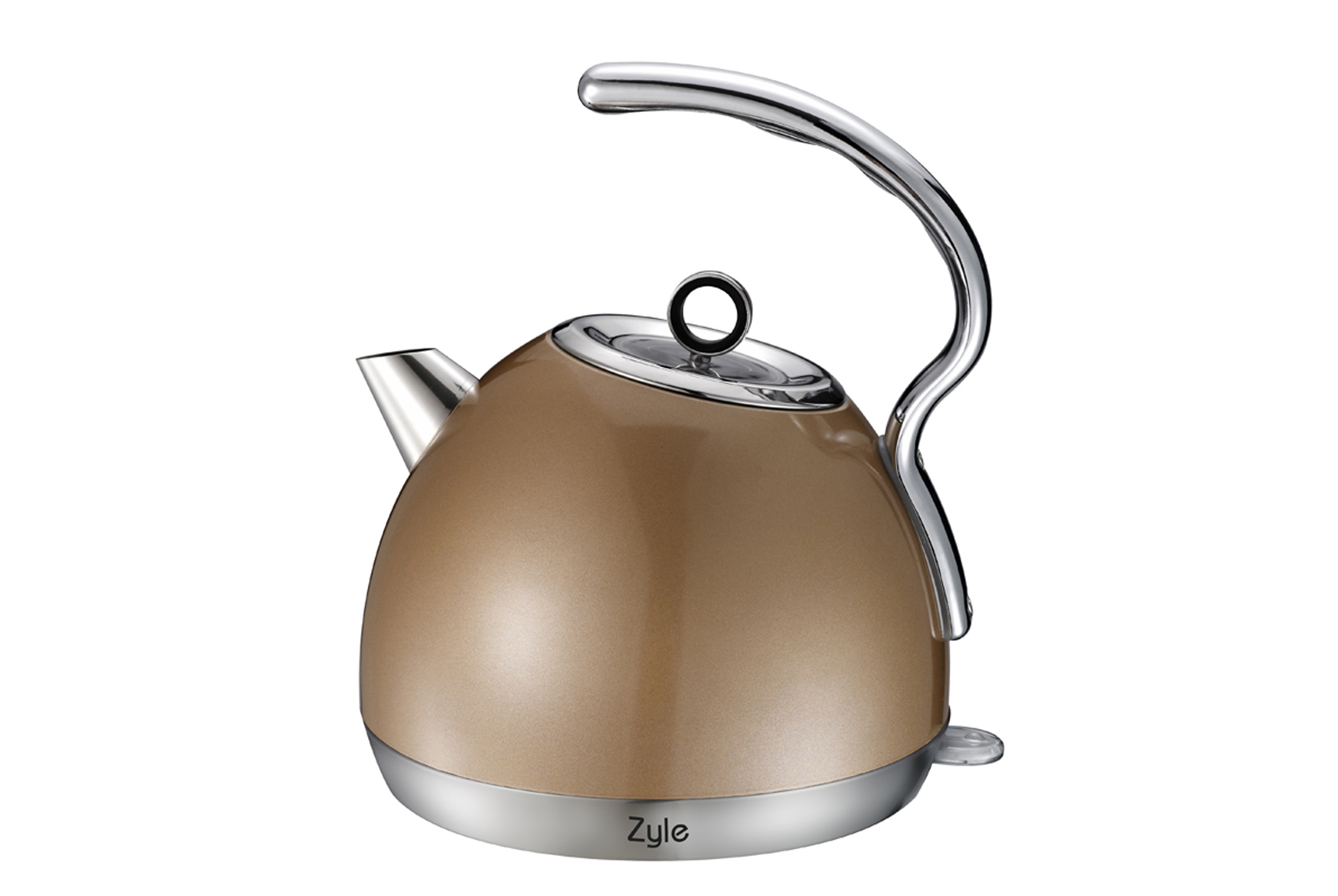 virdulys-ZY88KG ZYLE Wasserkocher ZY88KG | 1,8 L, 2200 W, Herausnehmbarer Kalkfilter, Silber – Bild 1