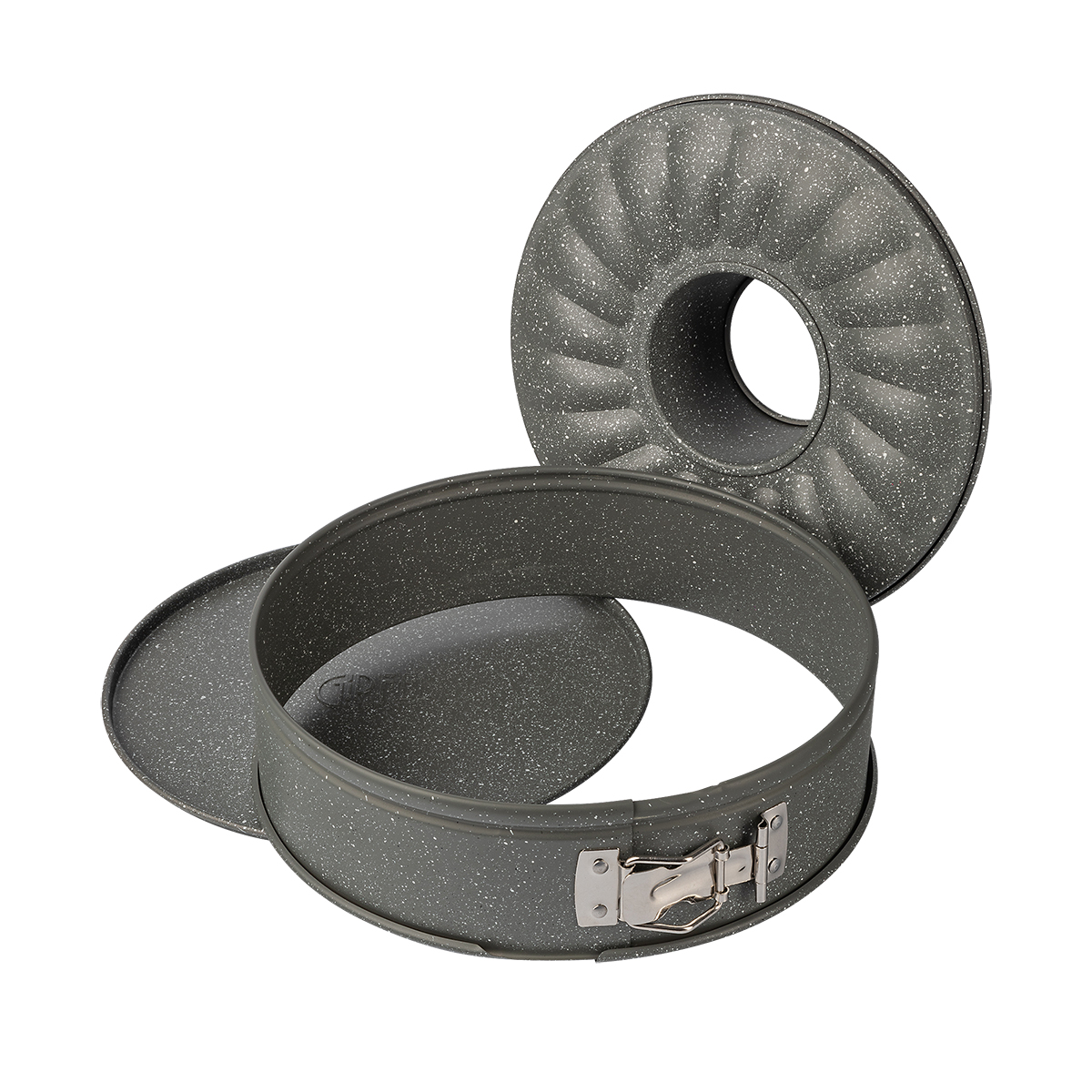 4xa5lgbq9jbmiqm0hyzu4wvmd3gpwe71 GIPFEL Atsegama kepimo forma Marble 51780 | 24 cm, Anglinis plienas, Pilka