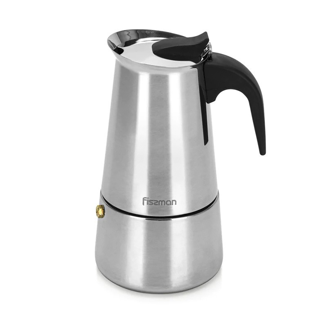 espresso-kavinukas-300-ml-fissman-3327.1 Fissman Moka Kaffeekocher | 300 ml (6 Tassen), Edelstahl – Bild 1