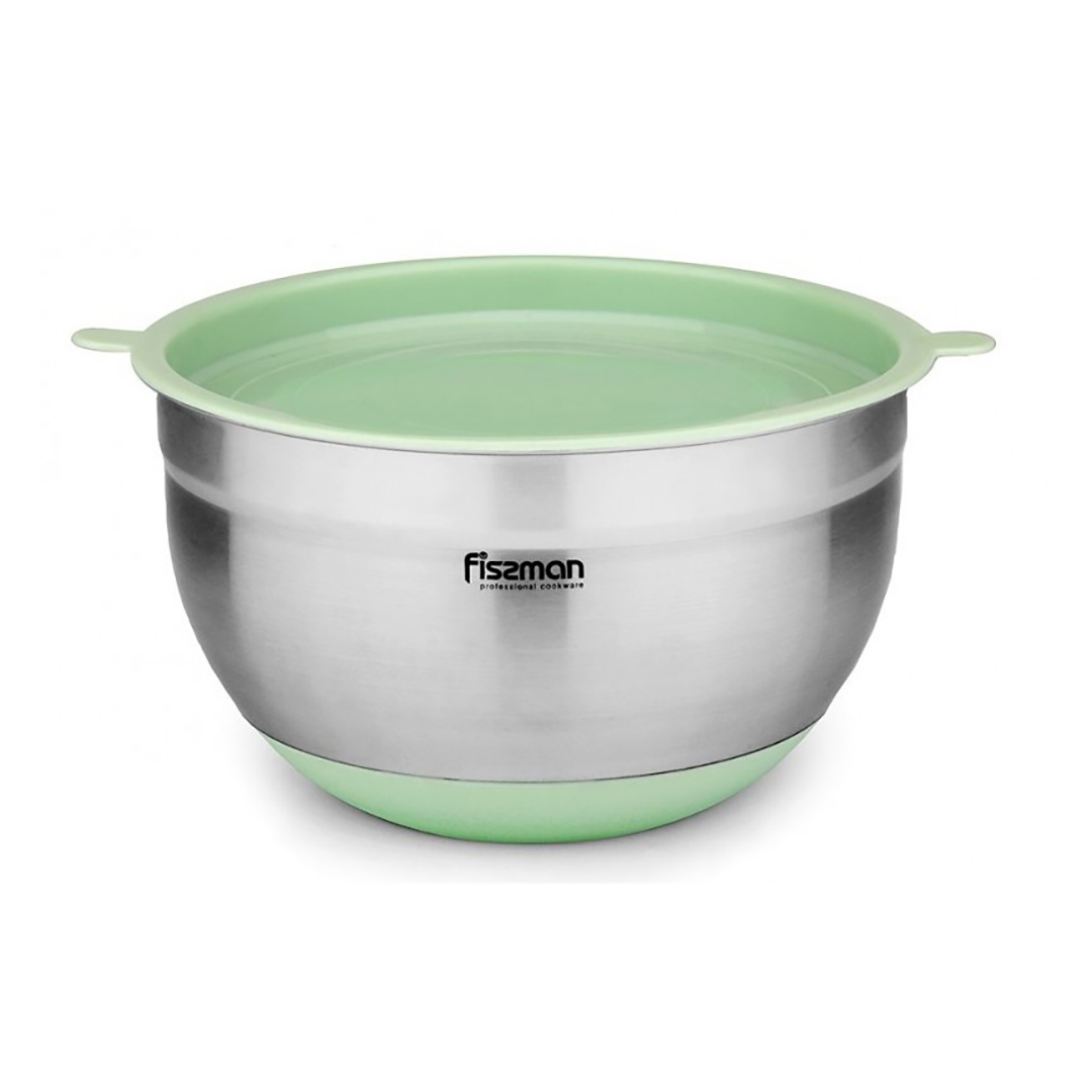 maisimo-dubuo-su-dangteliu-fissman-5115 Fissman Rührschüssel mit Deckel | 4,5 L / 24 cm, Rutschfester Boden – Bild 1