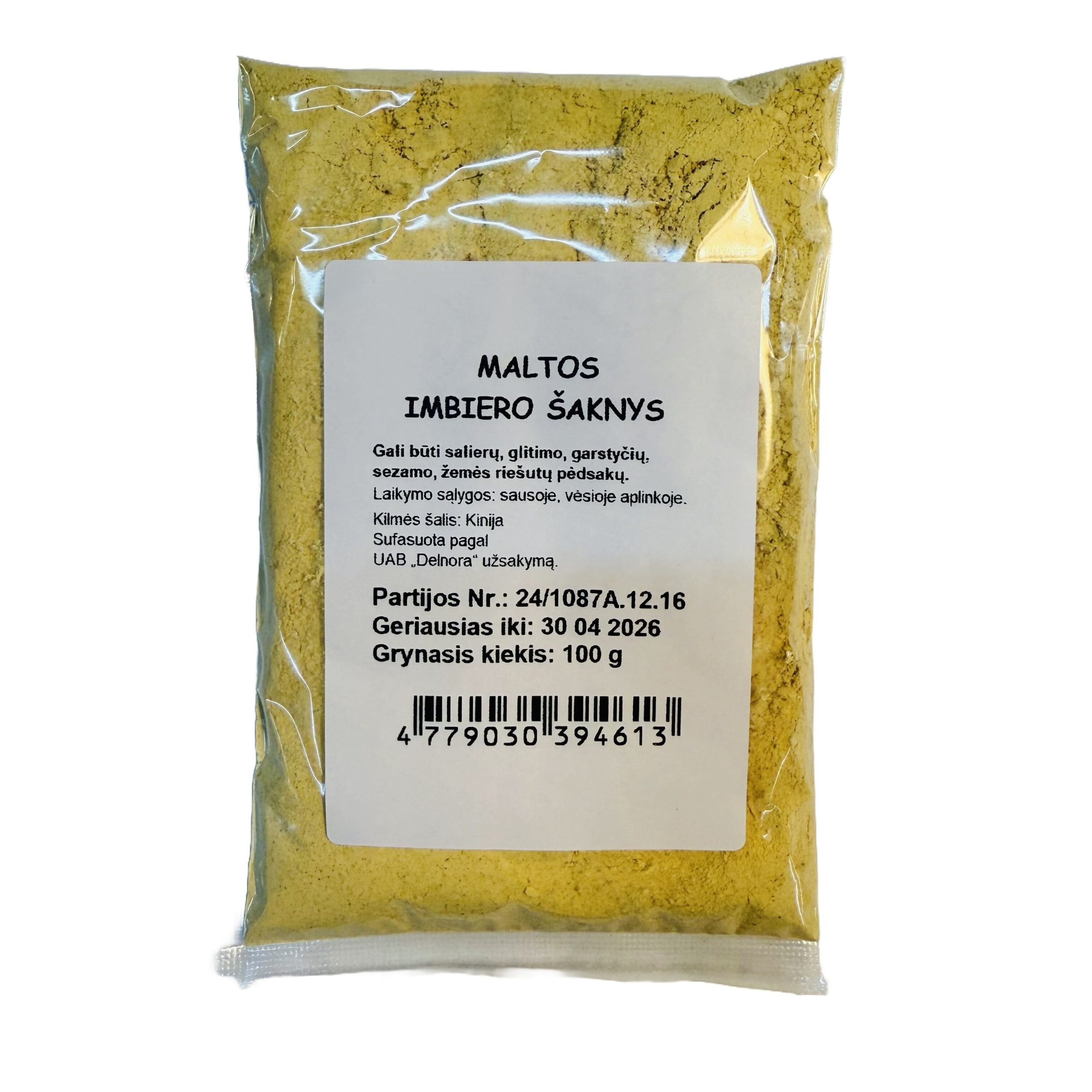 imbieras-maltas-100g-1 Malteser Ingwer | 100 g – Scharfes und aromatisches Gewürz – Bild 1