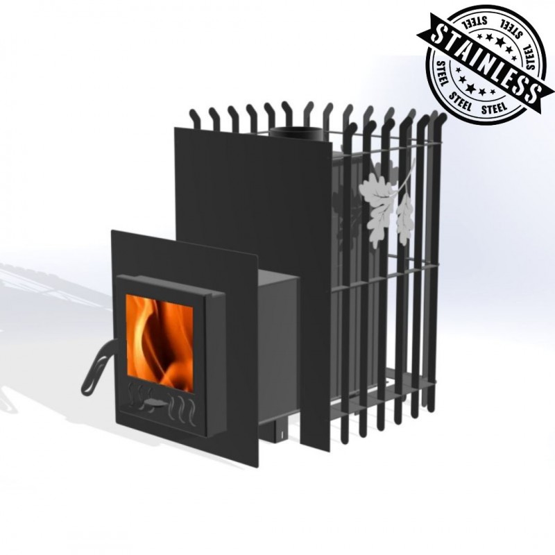 nerudijancio-plieno-pirties-krosnele-etna-12-inox-su-stiklinemis-durimis Nerūdijančio Plieno Pirties Krosnelė Etna 12 INOX