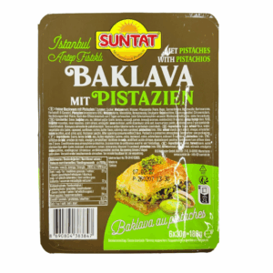 Baklava su pistacijomis SUNTAT | 180g | Turkija