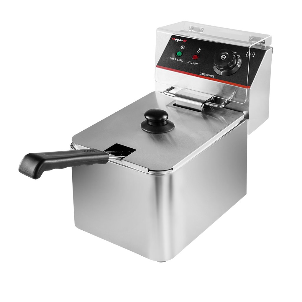 Frytownica-jednokomorowa-nastawna-z-pokrywa-Mega-M-elektryczna-4L-2kW-MTP007197-1 Elektrinė gruzdintuvė Mega-M 4L (2 kW)