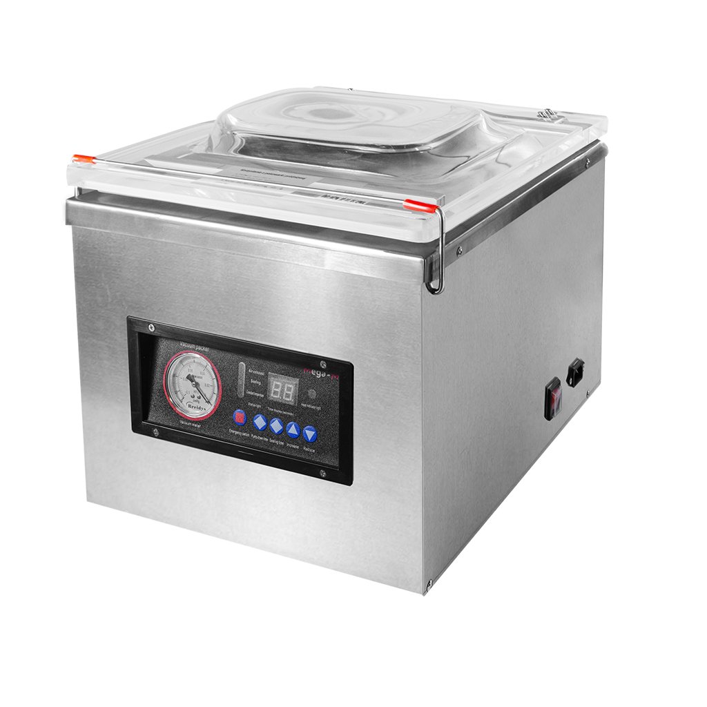 Pakowarka-prozniowa-1-komorowa-Mega-M-D321cm-wydajnosc-10m3h-1-listwa-MTP007095-2 Vienos kameros vakuuminis pakavimo aparatas Mega-M (32 cm)