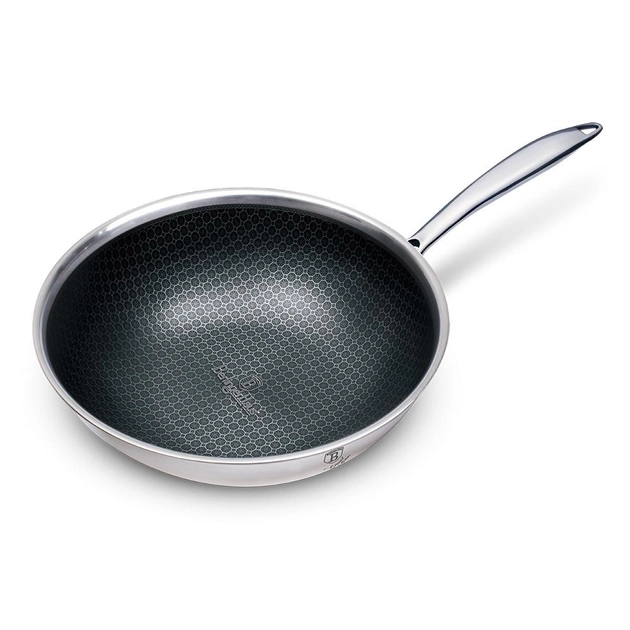 407066871 Wok keptuvė pagaminta iš nerūdijančio plieno su nelimpančia danga Berlinger Haus Eterna BH 8507