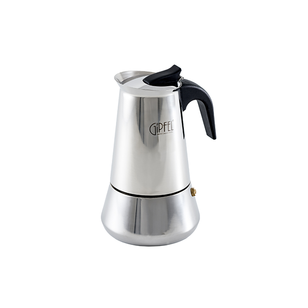 espresso-kavinukas-gipfel-5326 GIPFEL Espressokocher IRIS 5326 | 300 ml, Edelstahl, Induktionsgeeignet – Bild 1
